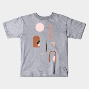 Hide and Seek Frenchie Abstract Kids T-Shirt